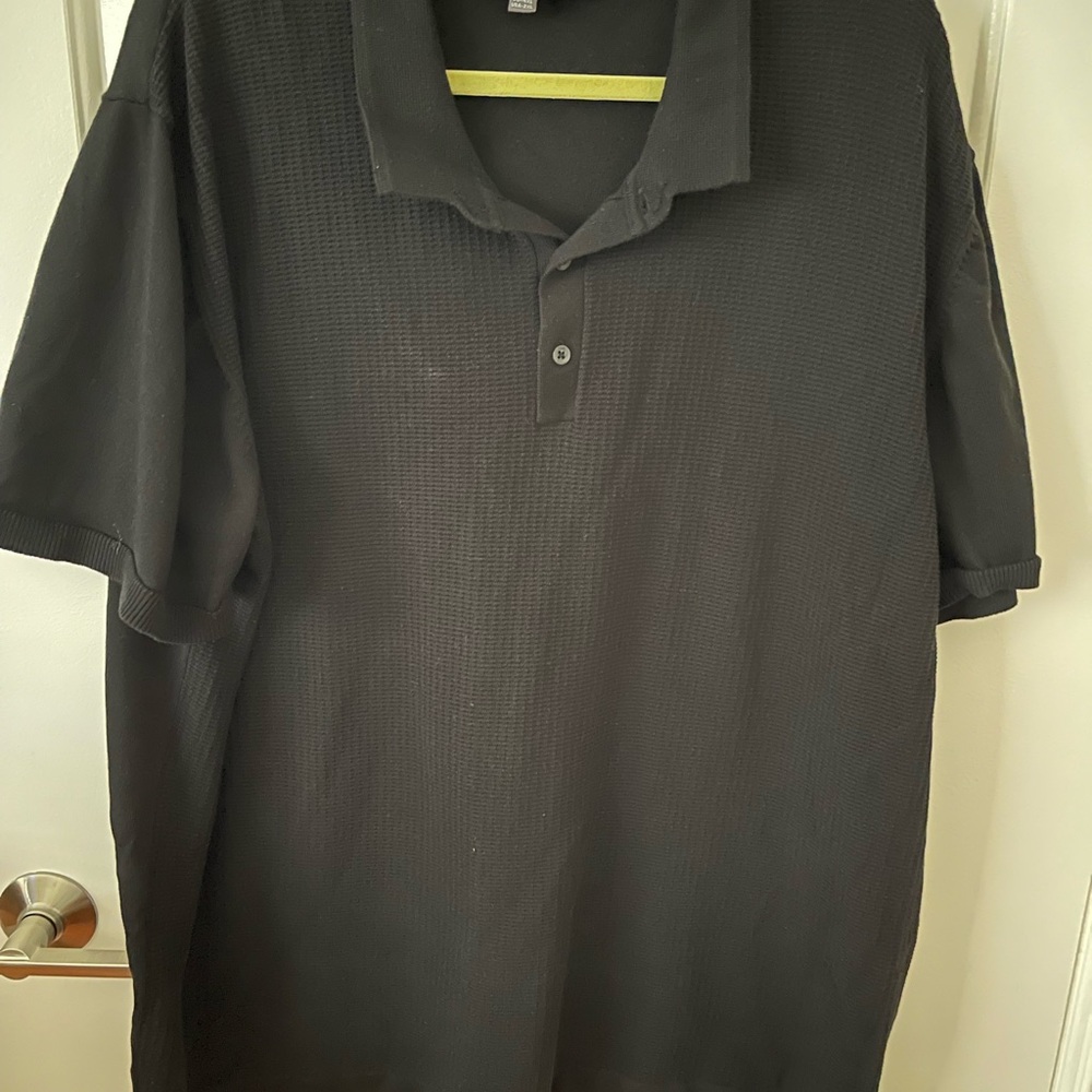 Elegant Black Polo Shirt for Men